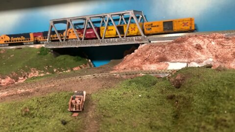 N Scale Rural bridge meet up