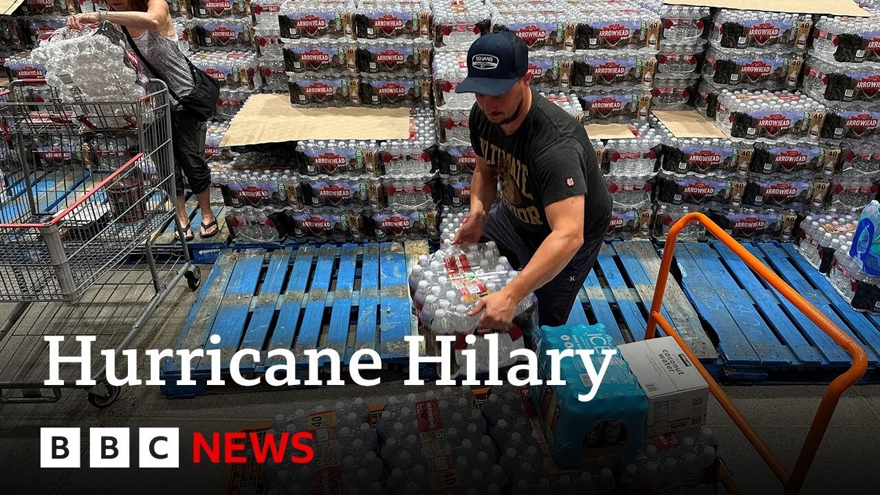 Hurricane Hilary: US Navy pulls ships out of San Diego as California braces for storm - BBC News