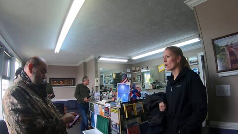 Kathrine Henry at Karl Manke Protest in Owosso Michigan