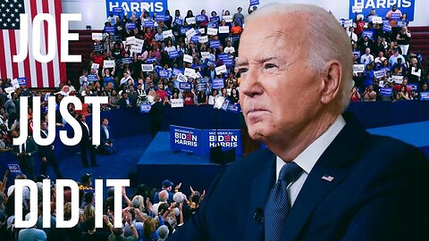 Joe Biden Just Did It Finally