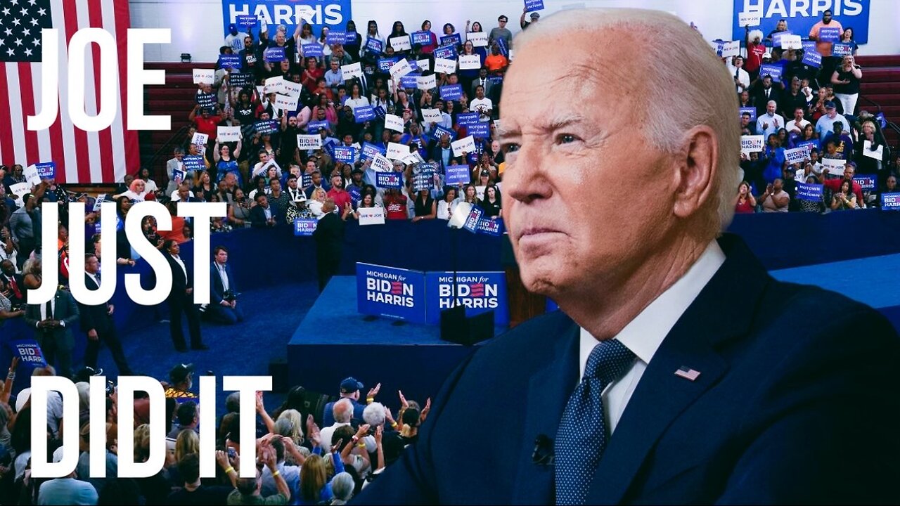 Joe Biden Just Did It Finally