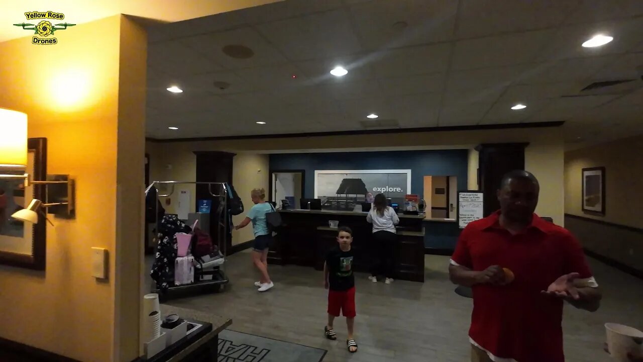 Fun Drone Games Inside the Hampton Inn & Suites - North - Stuart FL #sfdm #jensenbeach #avata