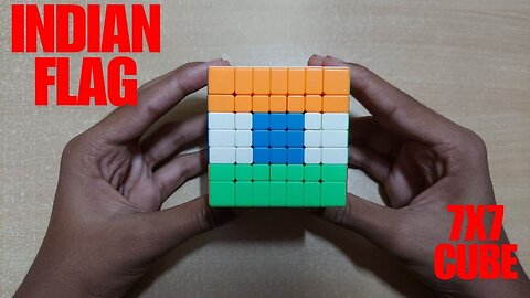 How to make India Flag on Rubik'scube