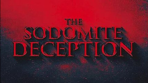 The Sodomite Deception