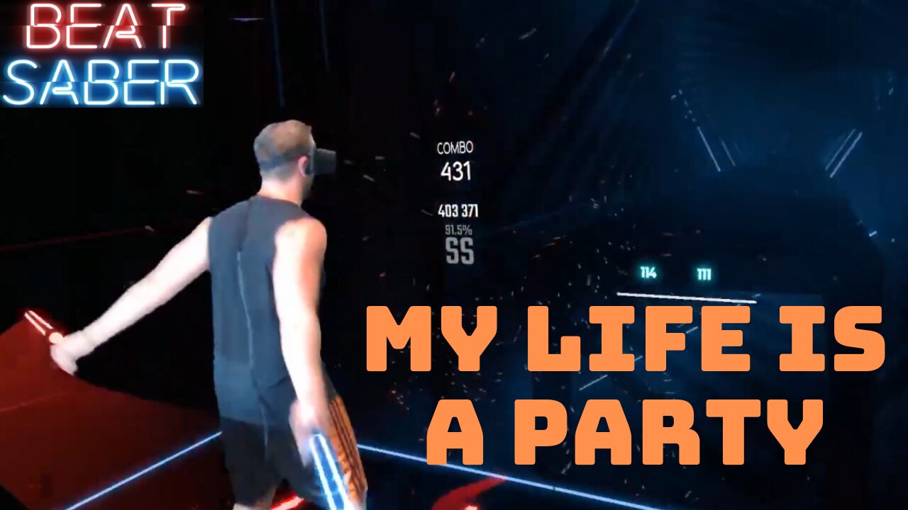 Beat Saber || My Life Is A Party - Italobrothers || Expert Mixed Reality