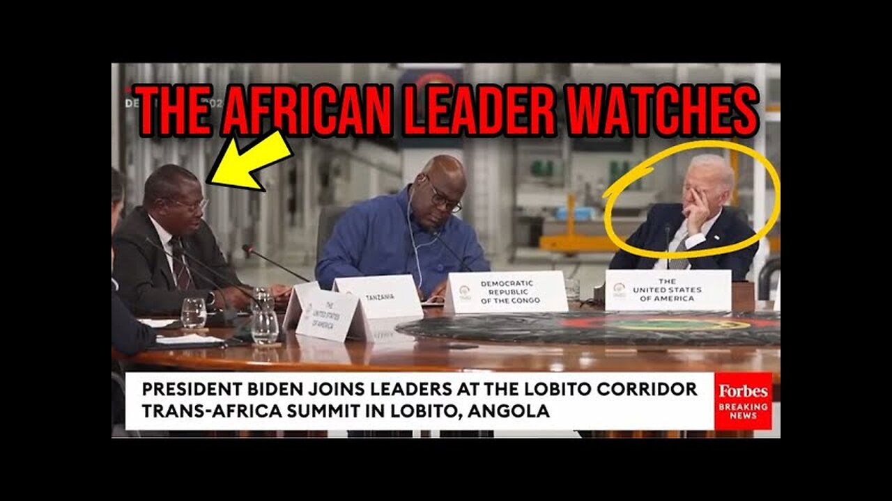 Biden Falls Asleep Right In The Middle Of The Summit With African Leaders