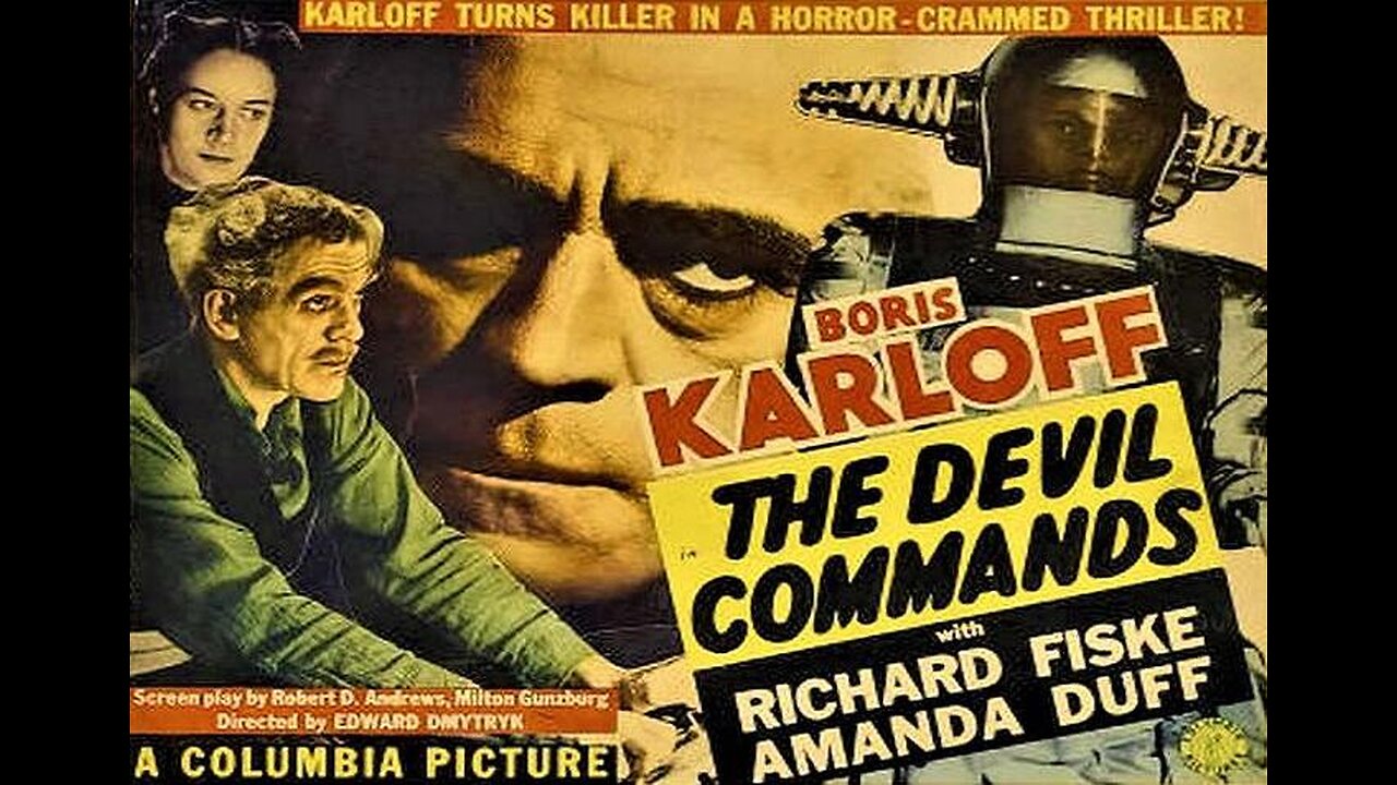 Karloff THE DEVIL COMMANDS 1941 Doctor Attempts to Find Way to Speak with Dead Spirits FULL MOVIE