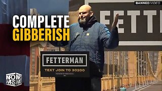 John Fetterman Speaks Complete Gibberish at First Rally Post Debate