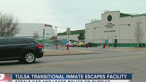 Tulsa Transitional Inmate Escapes Facility