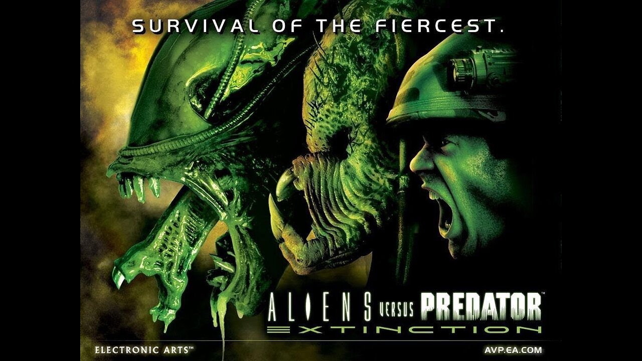 ALIENS VS PREDATOR EXTINCTION 2005 GAME + PREDATOR HUNTING GROUNDS 2020