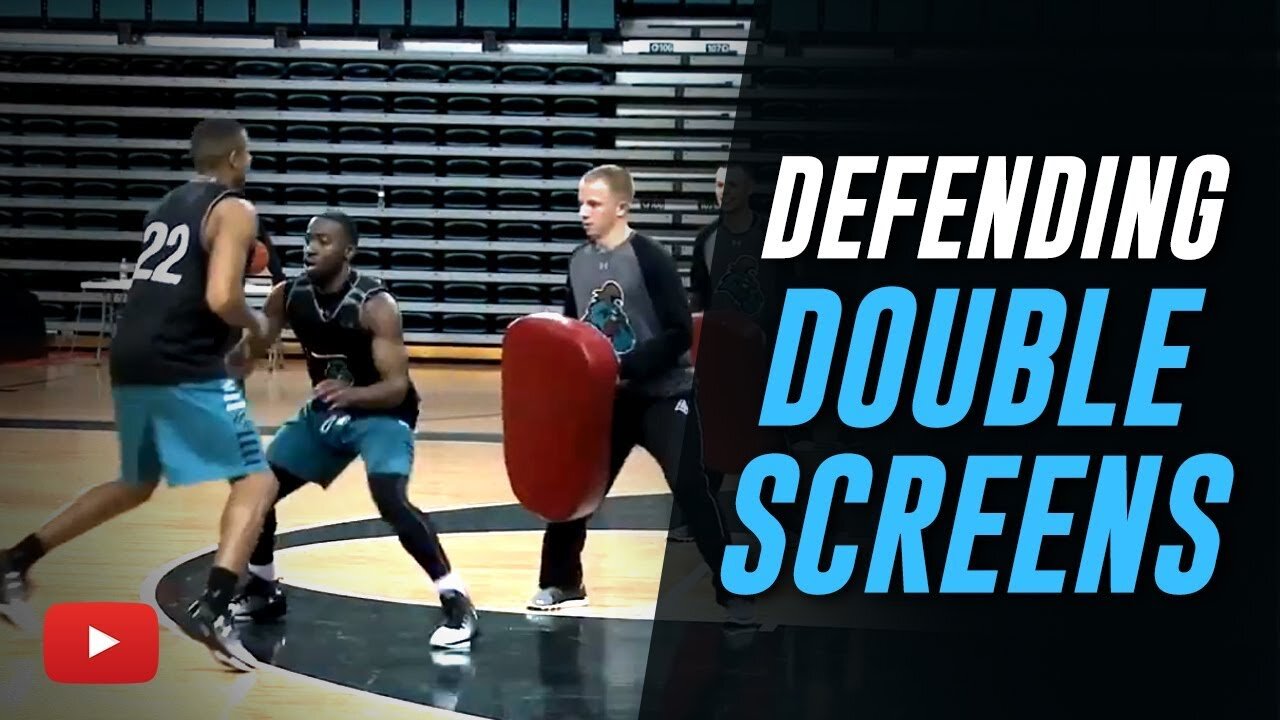 Basketball Skills and Drills - Defending Double Screens - Coach Cliff Ellis