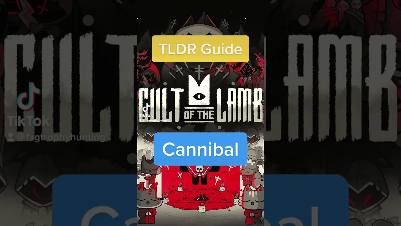 Cannibal - Cook a Follower Meat Meal - TLDR Guide - Cult of the Lamb