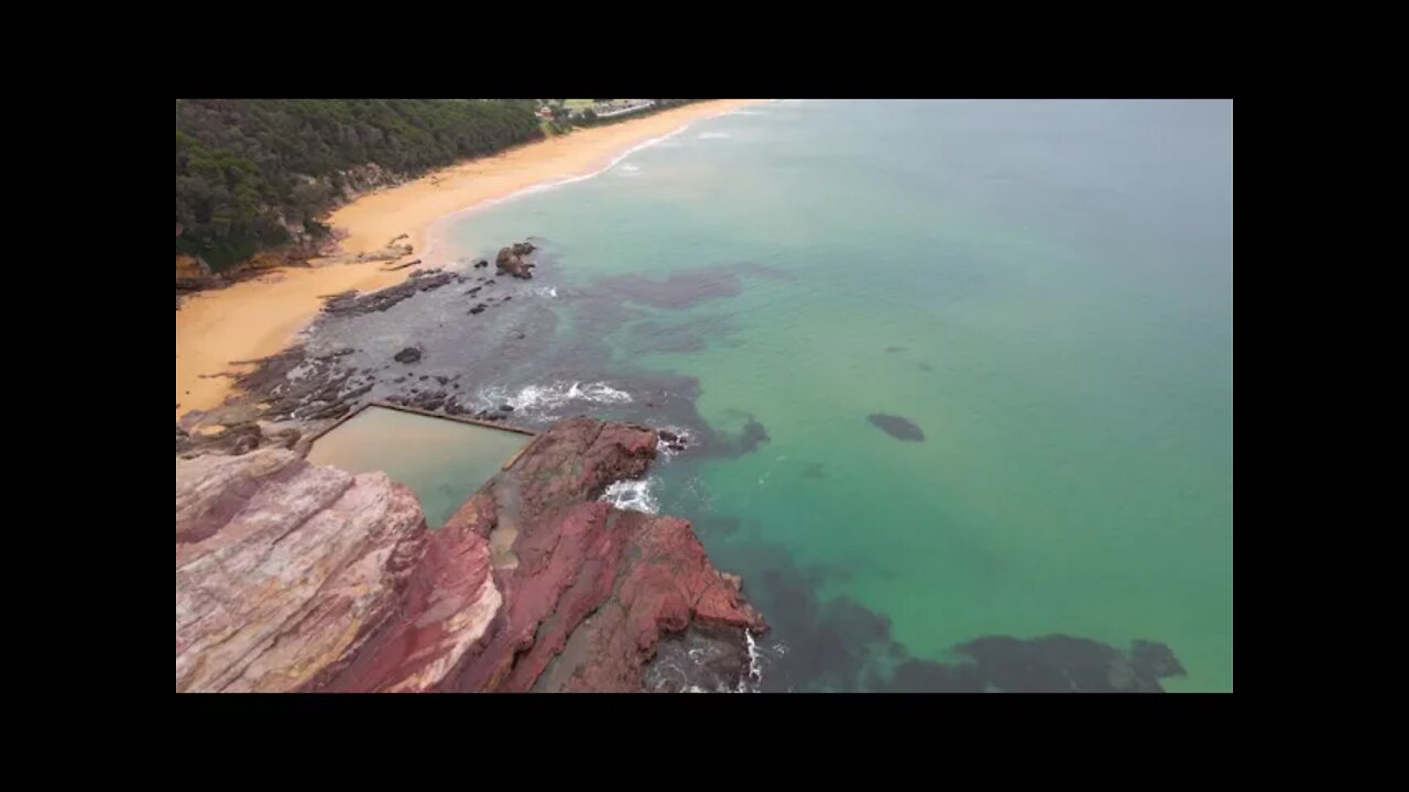 Eden Ocean Pool 9th June 2021 just before the storm hit 1080P drone