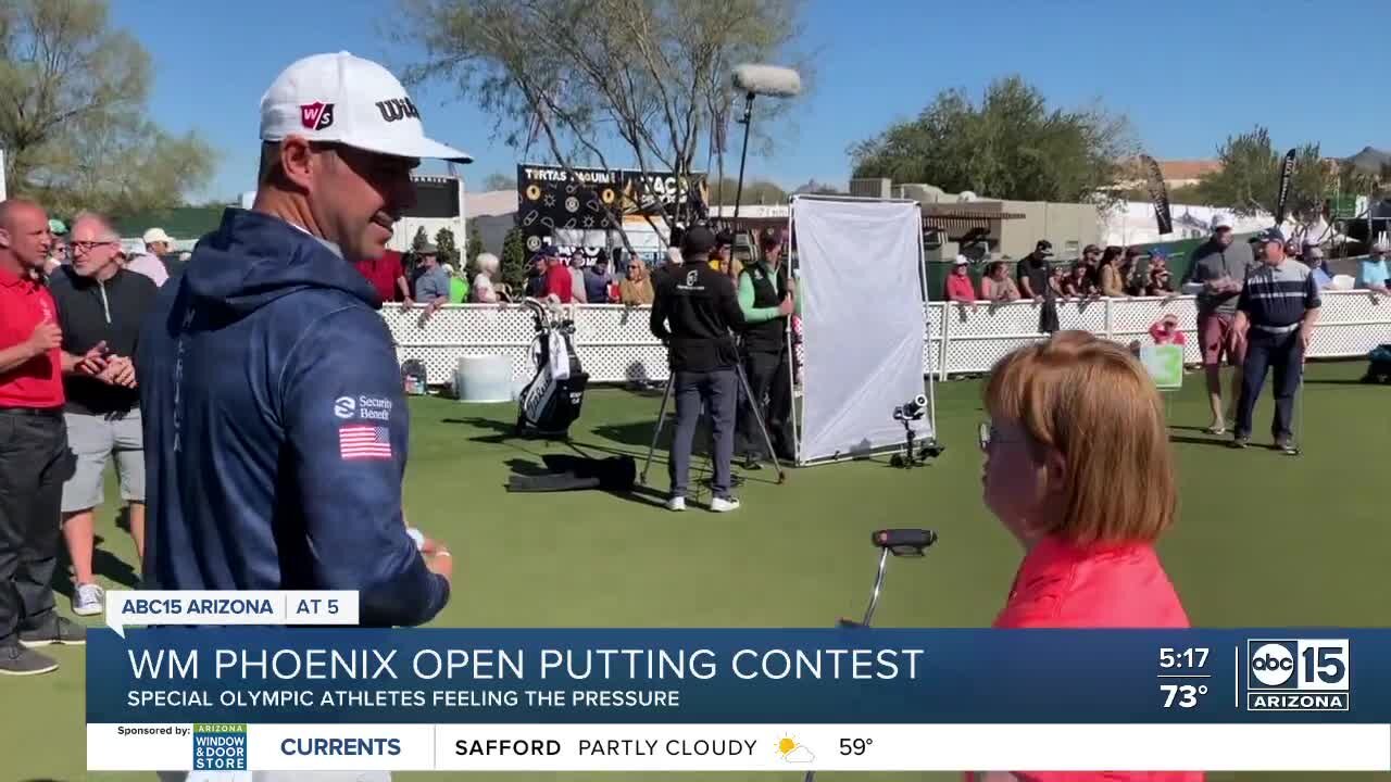 Special Olympic athletes feeling the heat at WM Phoenix Open