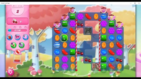 Candy Crush Level 5736 Talkthrough, 27 Moves 0 Boosters