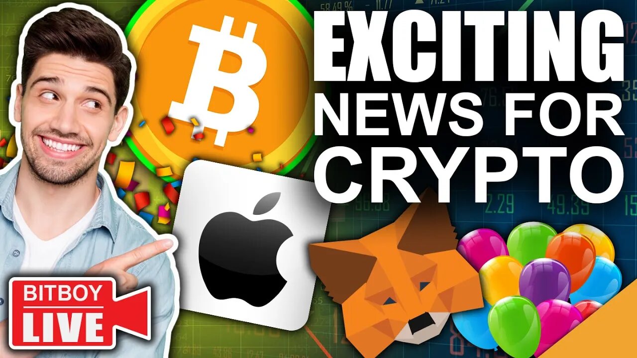 BREAKING CRYPTO NEWS: APPLE SUPPORTS METAMASK!! (BITCOIN HOLDS ABOVE SUPPORT)