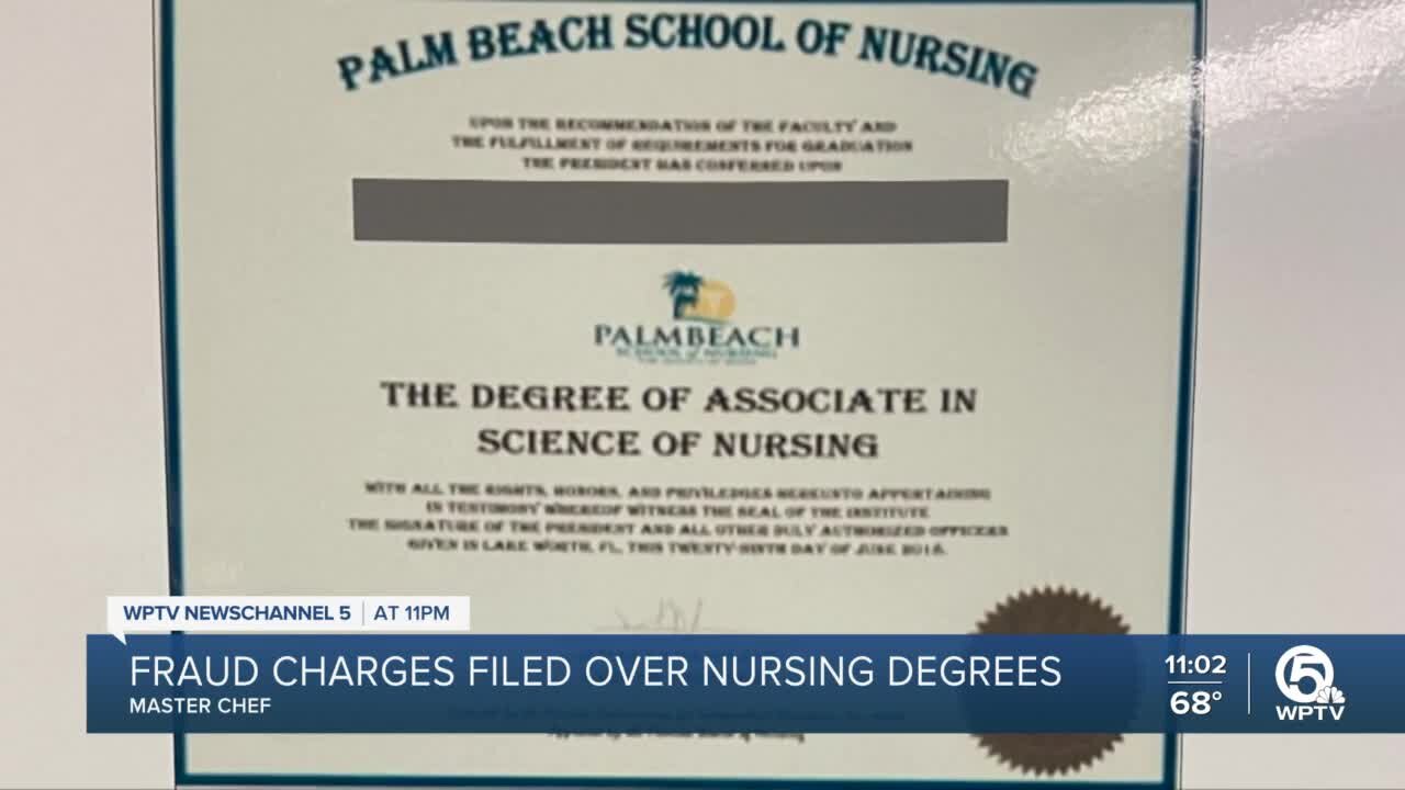 Fraud charges filed over nursing degrees