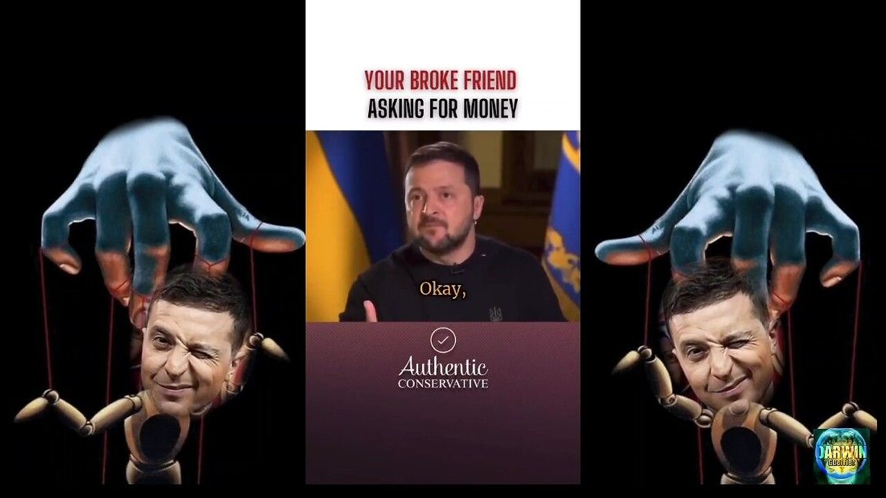 LA MARIONNETTE ZELENSKY 🤑🙄🤓