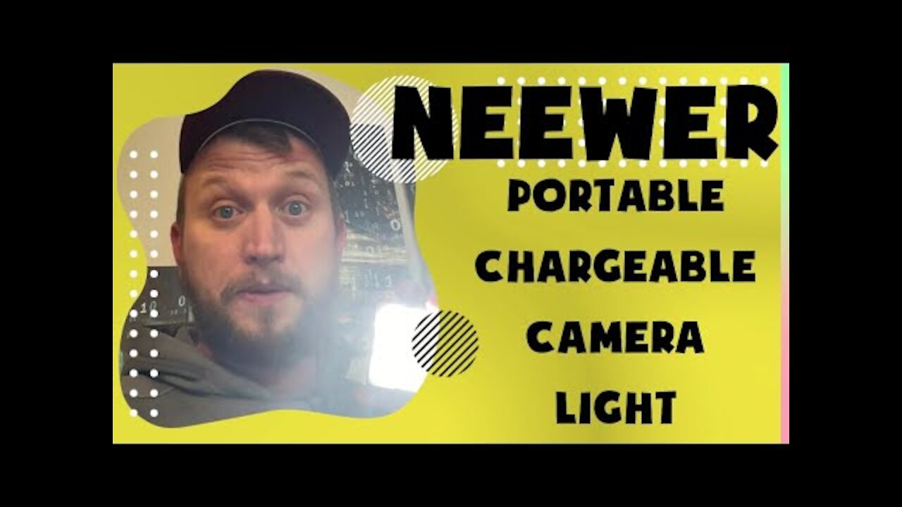 Neewer CL-36 Mini LED Video Light, Portable On-Camera Light REVIEW AND UNBOXING!