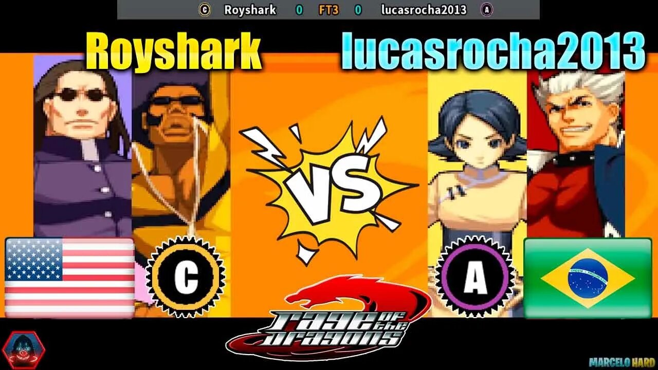 Rage of the Dragons (Royshark Vs. lucasrocha2013) [U.S.A. Vs. Brazil]