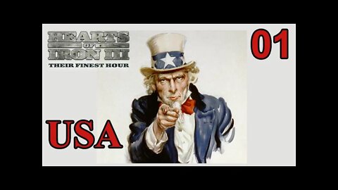 U.S.A. Setting Up & Getting Started - Black ICE 11.2 - Hearts of Iron 3 01