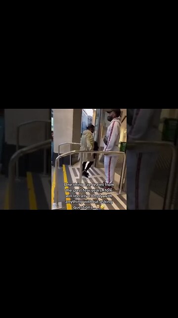 ‘No lint brush? No entry.’