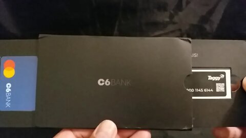 Chegou meu Cartão e o Taggy do C6 Bank estou muito satisfeito???