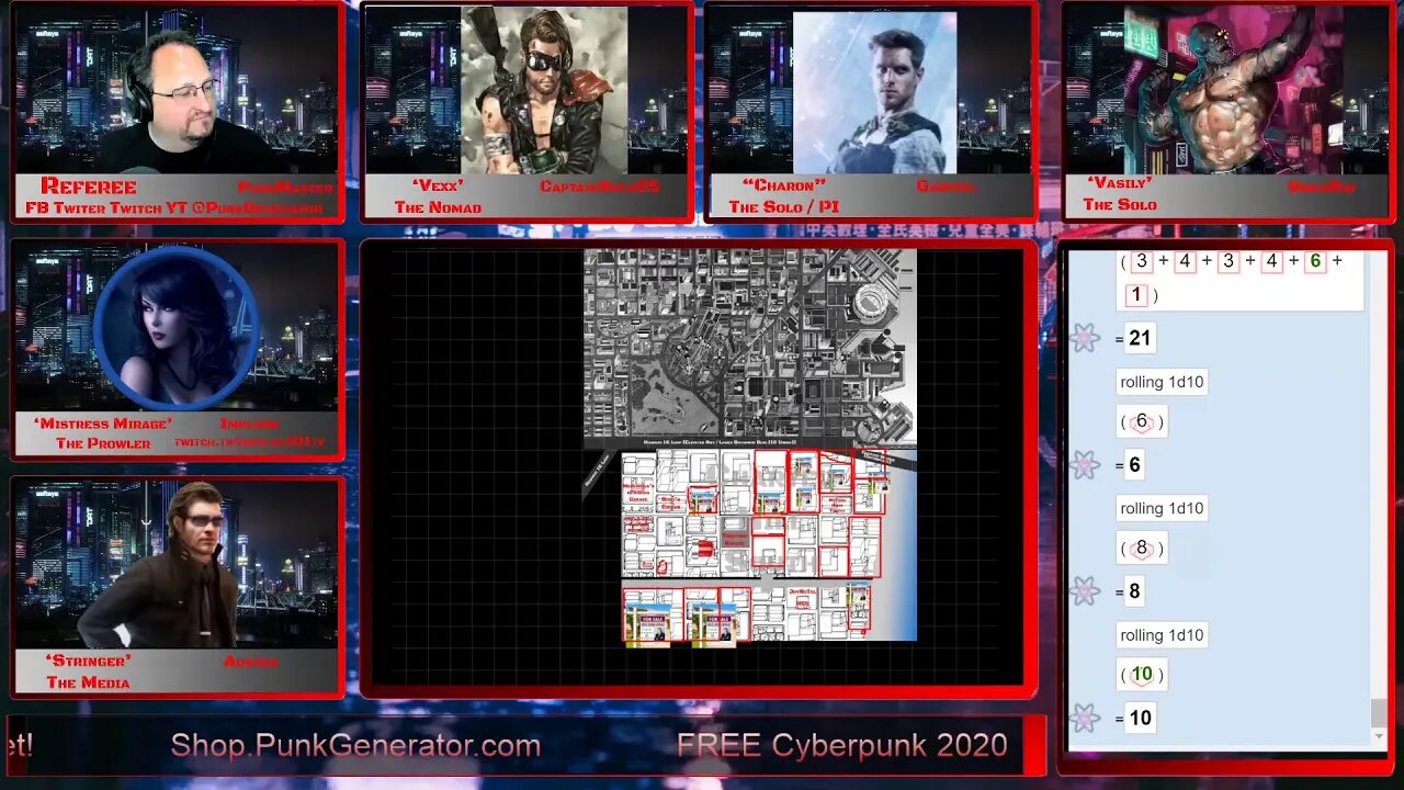 Cyberpunk 2020 Reloaded LIVE Game Session for June 5th 2020!