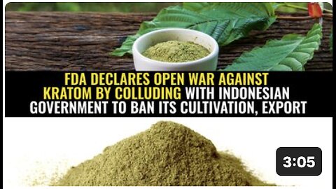 FDA declares open war against kratom by colluding with Indonesian government