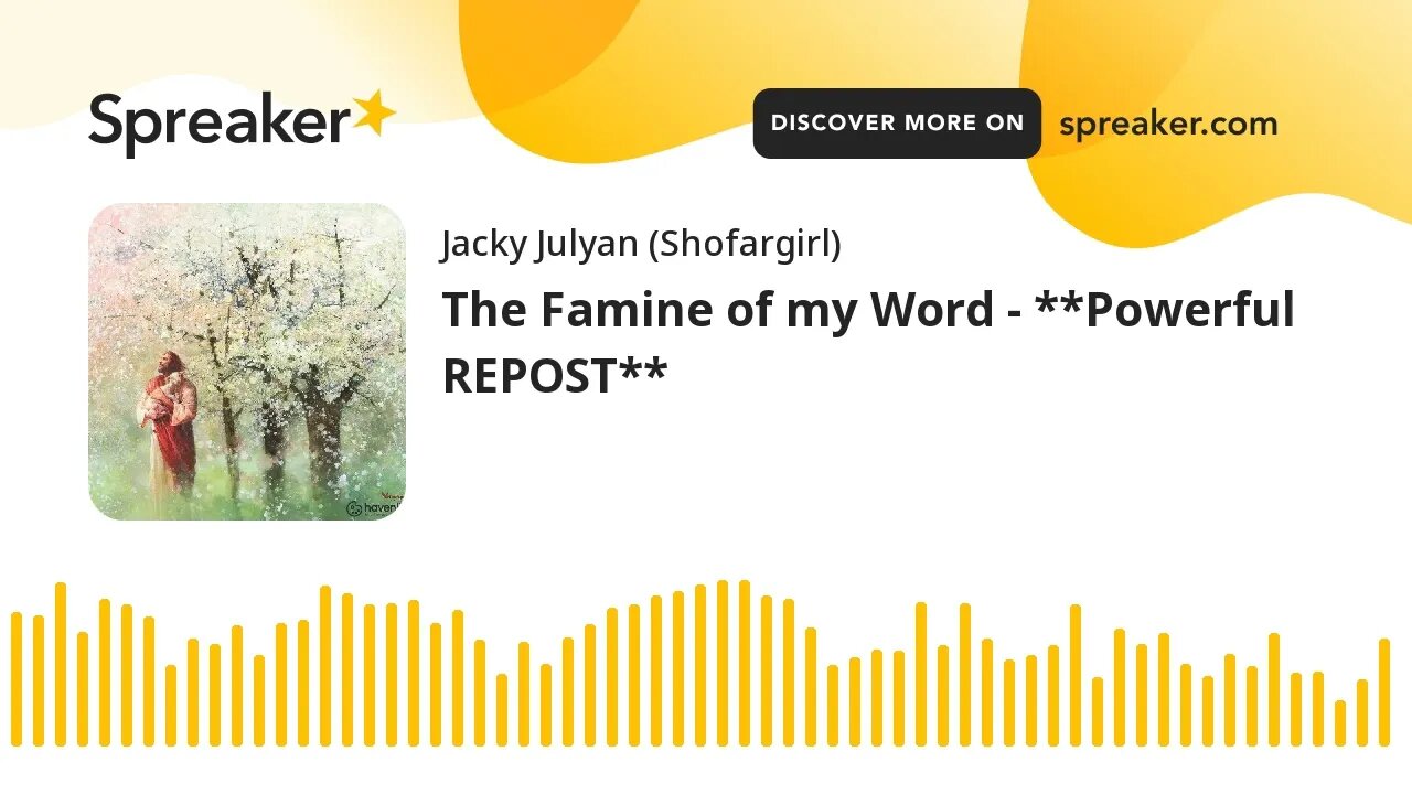 The Famine of my Word - **Powerful REPOST**