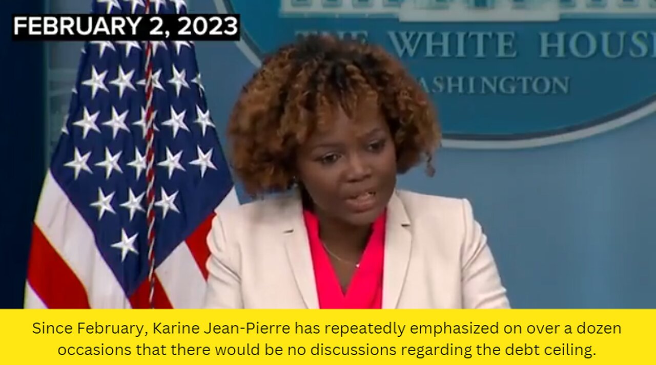 Since February, Karine Jean-Pierre has repeatedly emphasized on over a dozen occasions