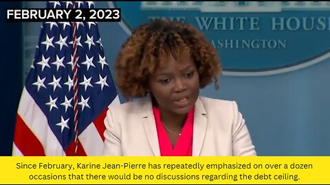 Since February, Karine Jean-Pierre has repeatedly emphasized on over a dozen occasions