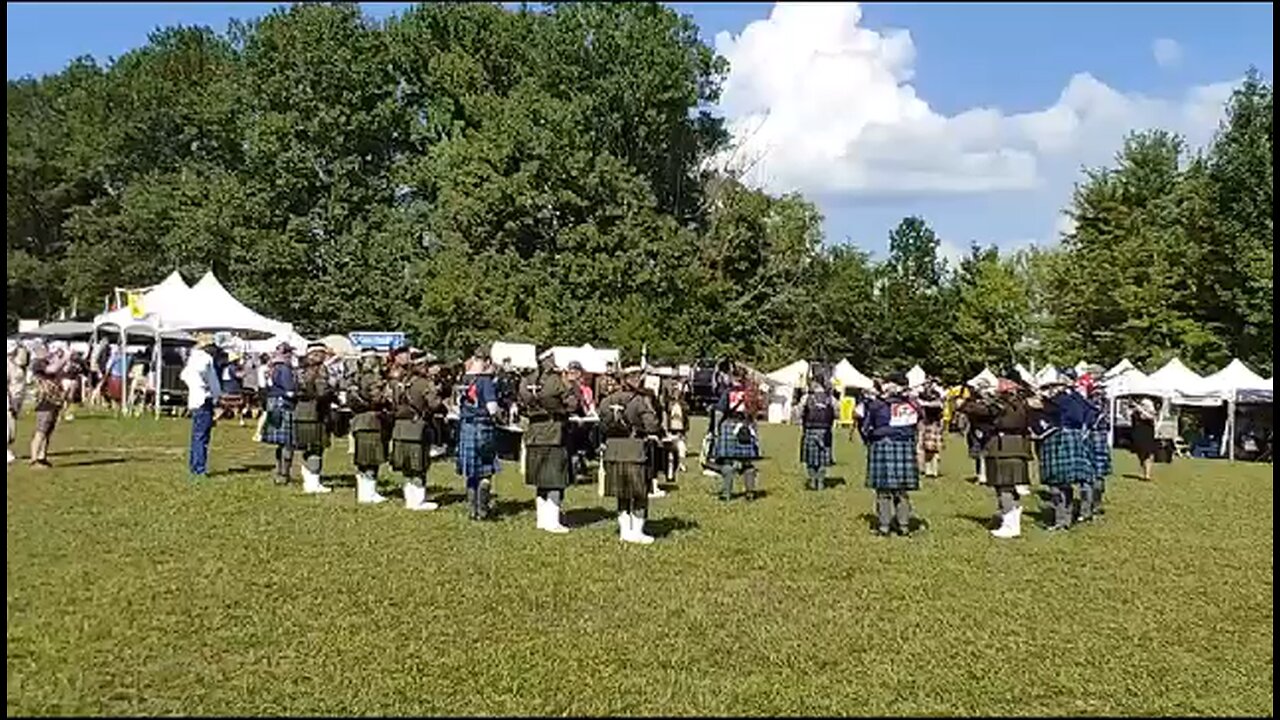 CBP pipes and drums with Nashville pipe band “Skye Boat Song”