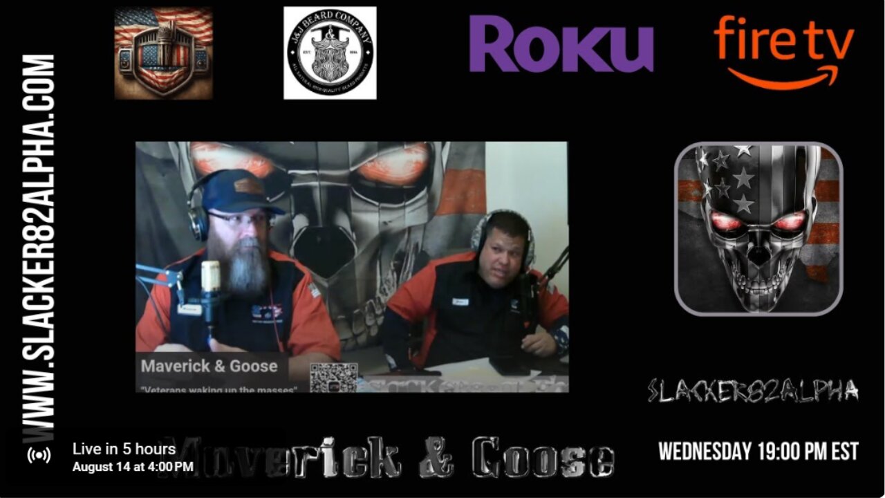 LIVE WITH SLACKER82ALPHA WITH MAVERICK & GOOSE