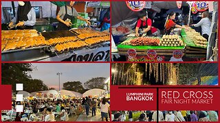 101st Annual Red Cross Fair Night Market - Lumphini Park - Bangkok Thailand 2024