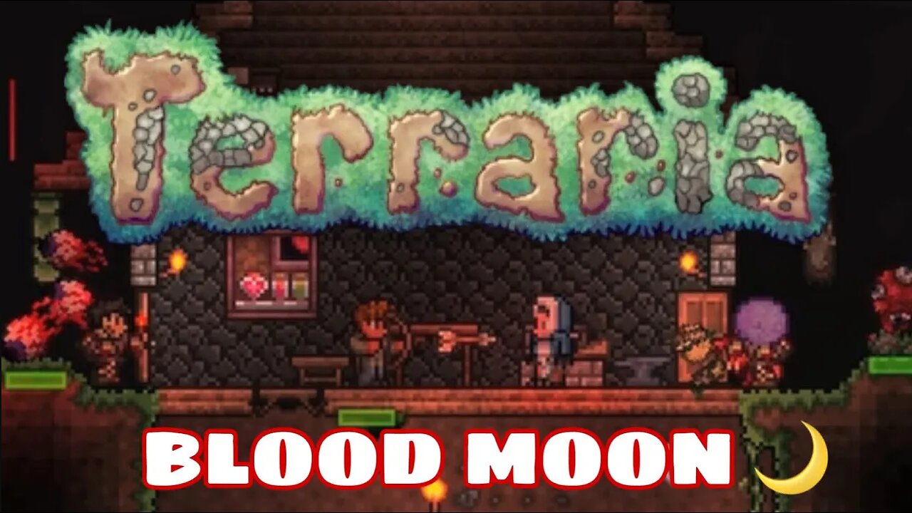 The Blood Moon is Rising 🩸🌙 Terraria Let’s Play [Ep 11]