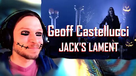 Geoff Castellucci - JACK'S LAMENT/The Nightmare Before Christmas - YOUNG MAN REACTS