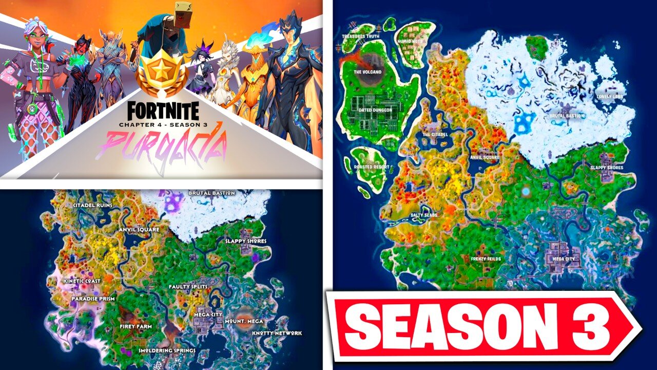 Fortnite Chapter 4 Season 3 Map & Battle Pass Skin Concepts | Fortnite Concepts