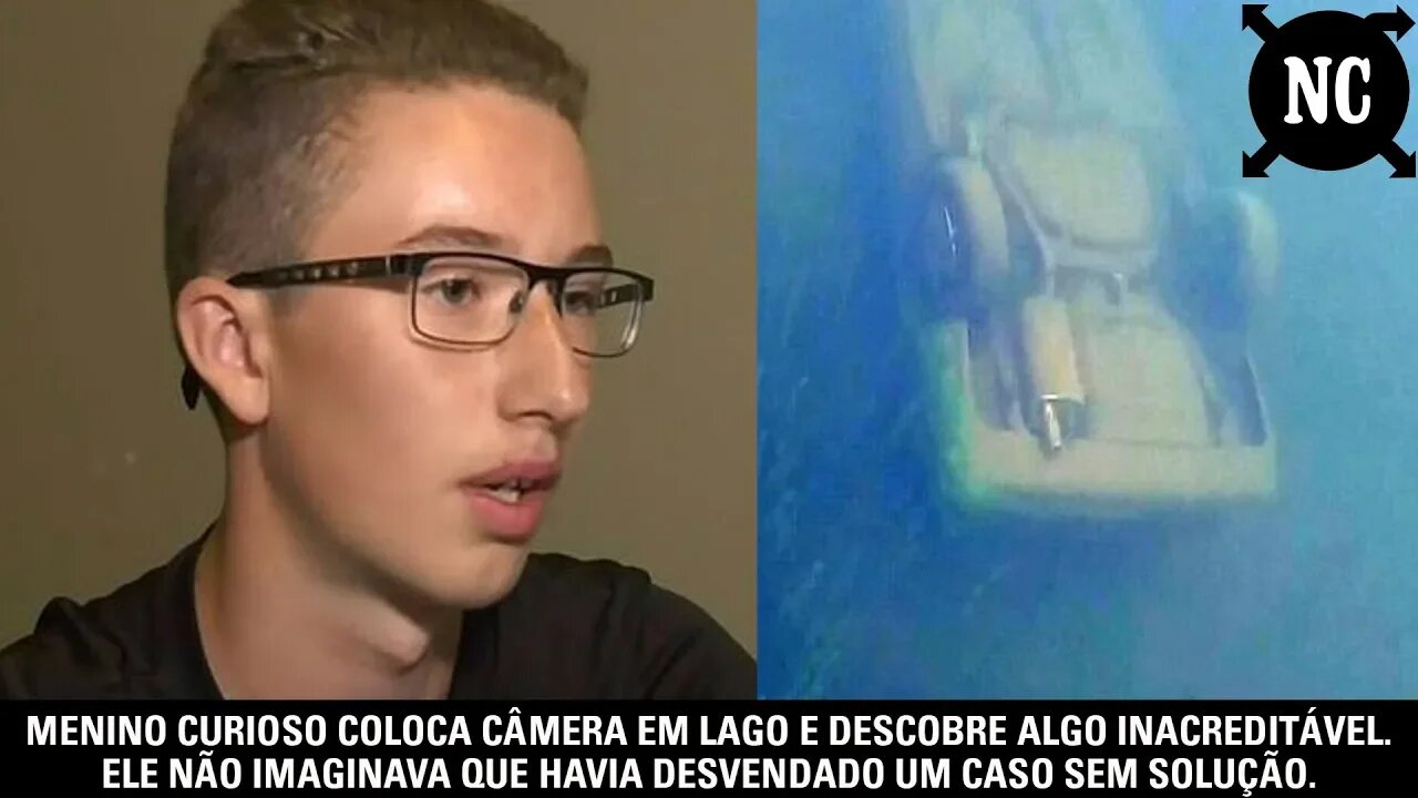 Menino curioso coloca câmera em lago e descobre algo inacreditável. Ele não imaginava...