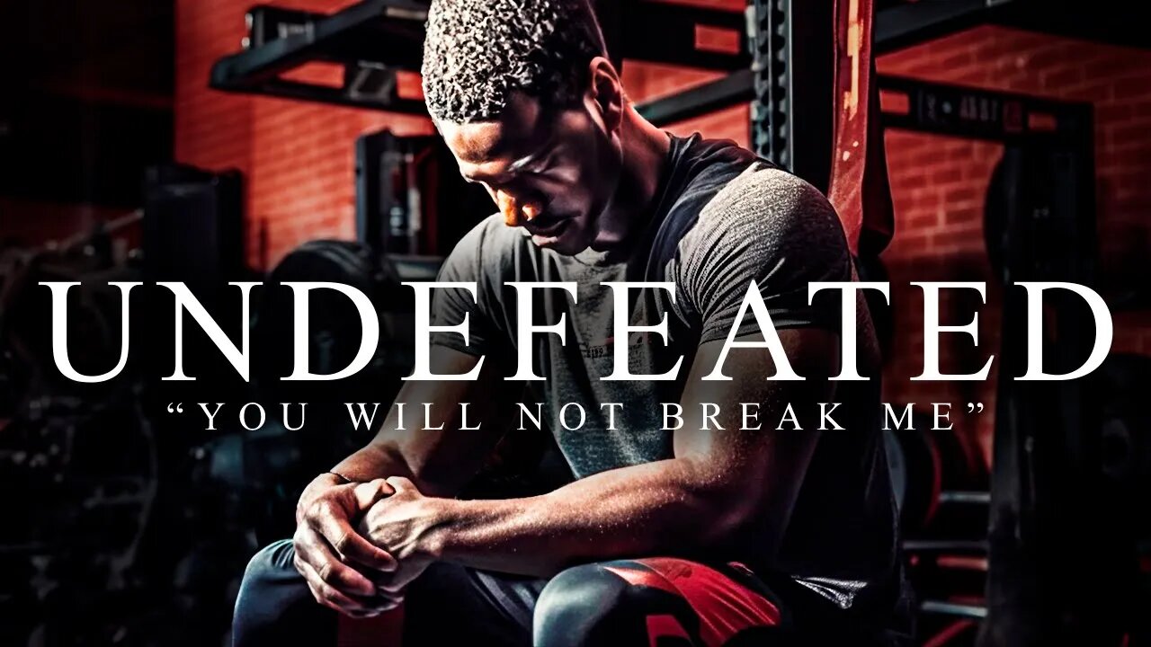 I WILL NOT BE DEFEATED - The Most Powerful Motivational Speech Compilation for Success & Working Out