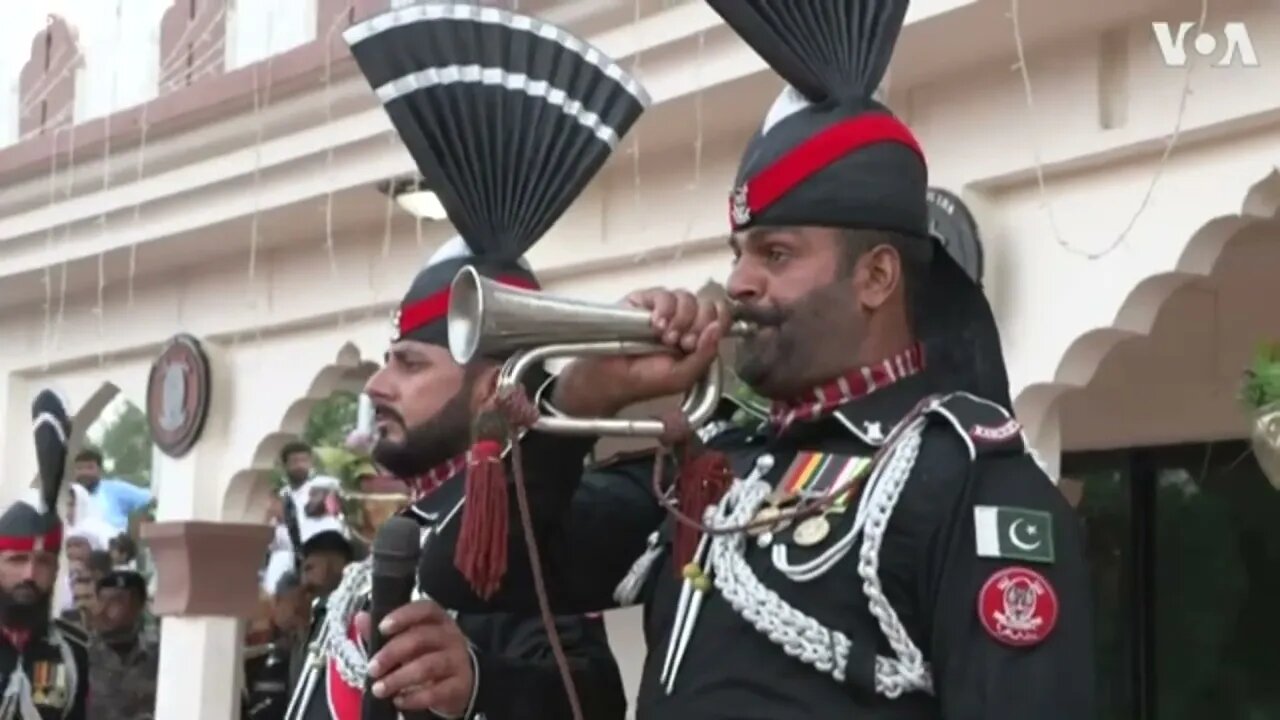 Wagah border: 75th Independence Day at heavily guarded Pakistan-India border