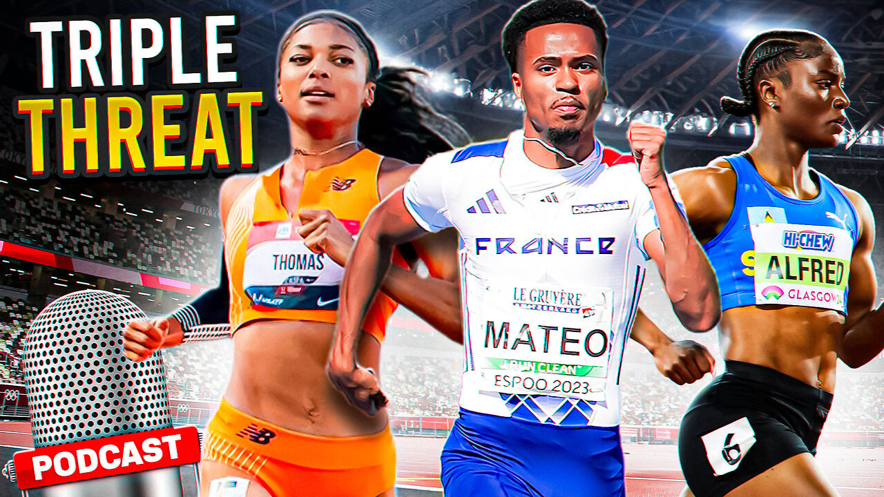 Julien Alfred || Gabby Thomas || Pablo Mateo || Texas Relays 2024