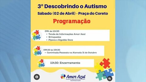 Timóteo: acontece no fim de semana o 3°descobrindo o autismo