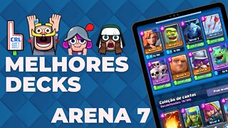 ARENA 7 - MELHORES DECKS #shorts #clashroyal #clash #clashroyale #royale