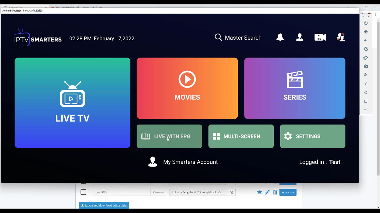 How to add EPG to IPTV Smarters app