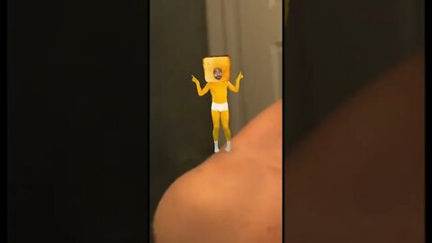 Dancing Donald Glover on my shoulder