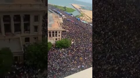 Sri Lanka and the people have stormed the presidential palace.