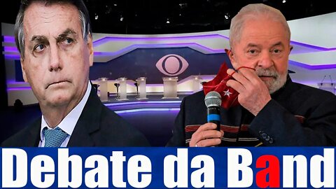 AGORA!! BOLSONARO ENFRENTA LULA NO DEBATE DA BAND - HOJE