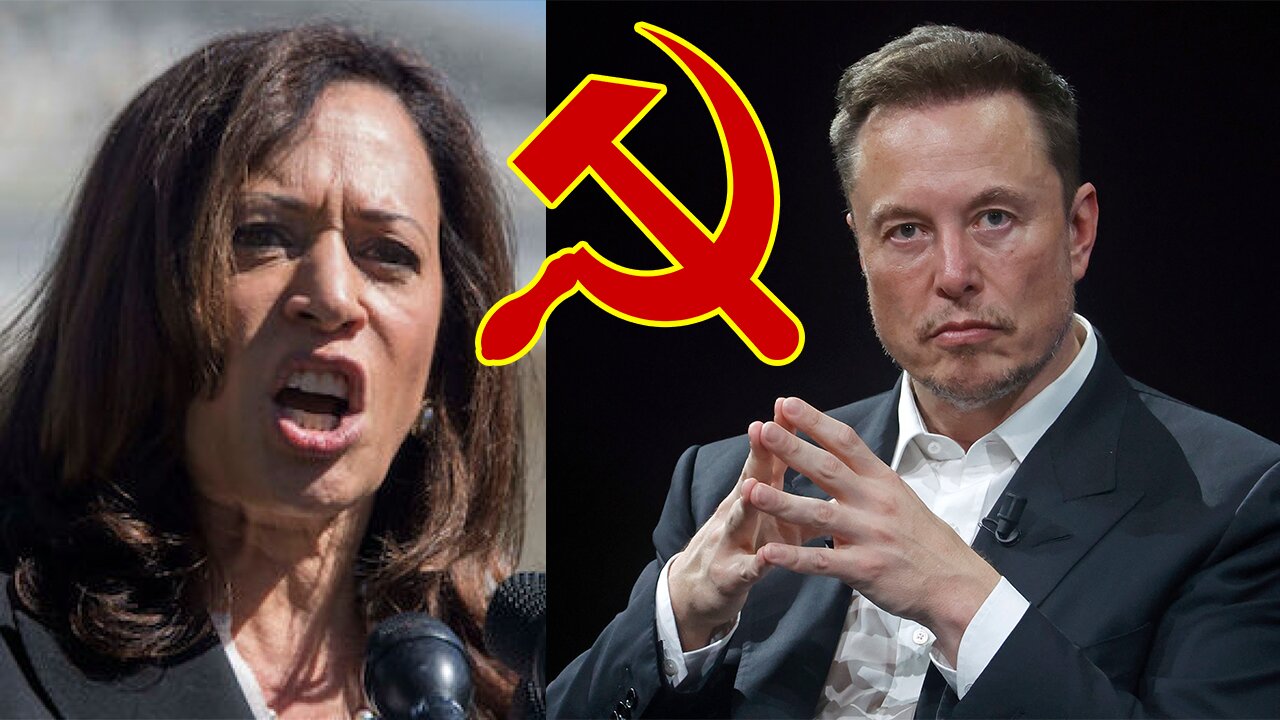 Elon Musk reposted EPIC MEME exposing Kamala Harris as she VOCALLY expresses her COMMUNIST agenda!