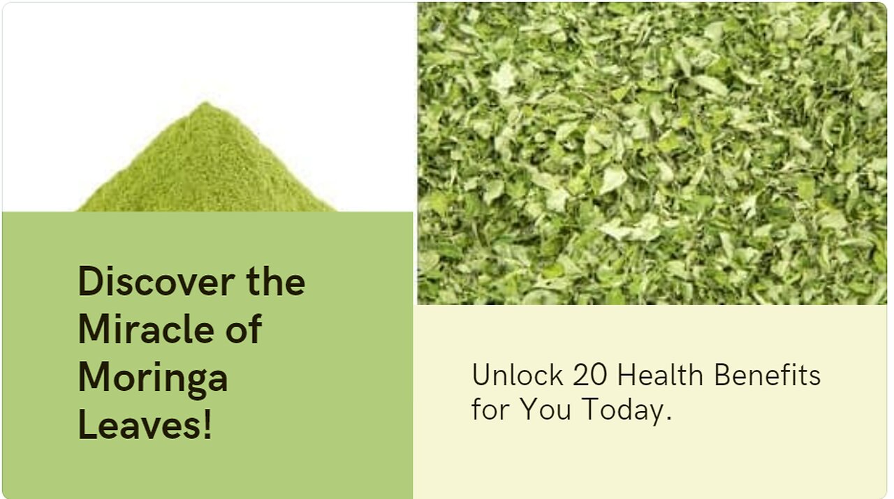 "The Miracle of Moringa Leaves: 20 Health Benefits Revealed"
